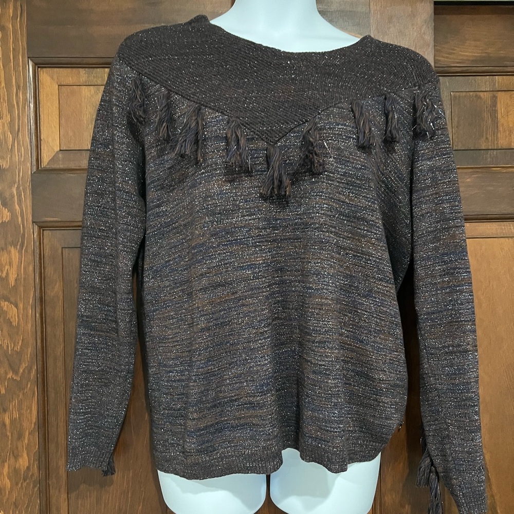 Scotch and Soda fringe sweater XL